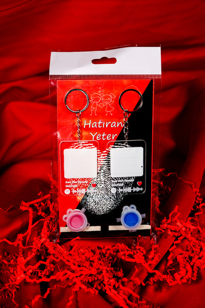 Kalbimizin Şarkısı – Parmak İzi Anahtarlık