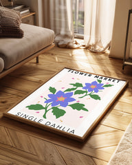 Dahlia Violet Poster Tablosu
