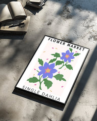 Dahlia Violet Poster Tablosu
