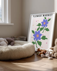 Dahlia Violet Poster Tablosu