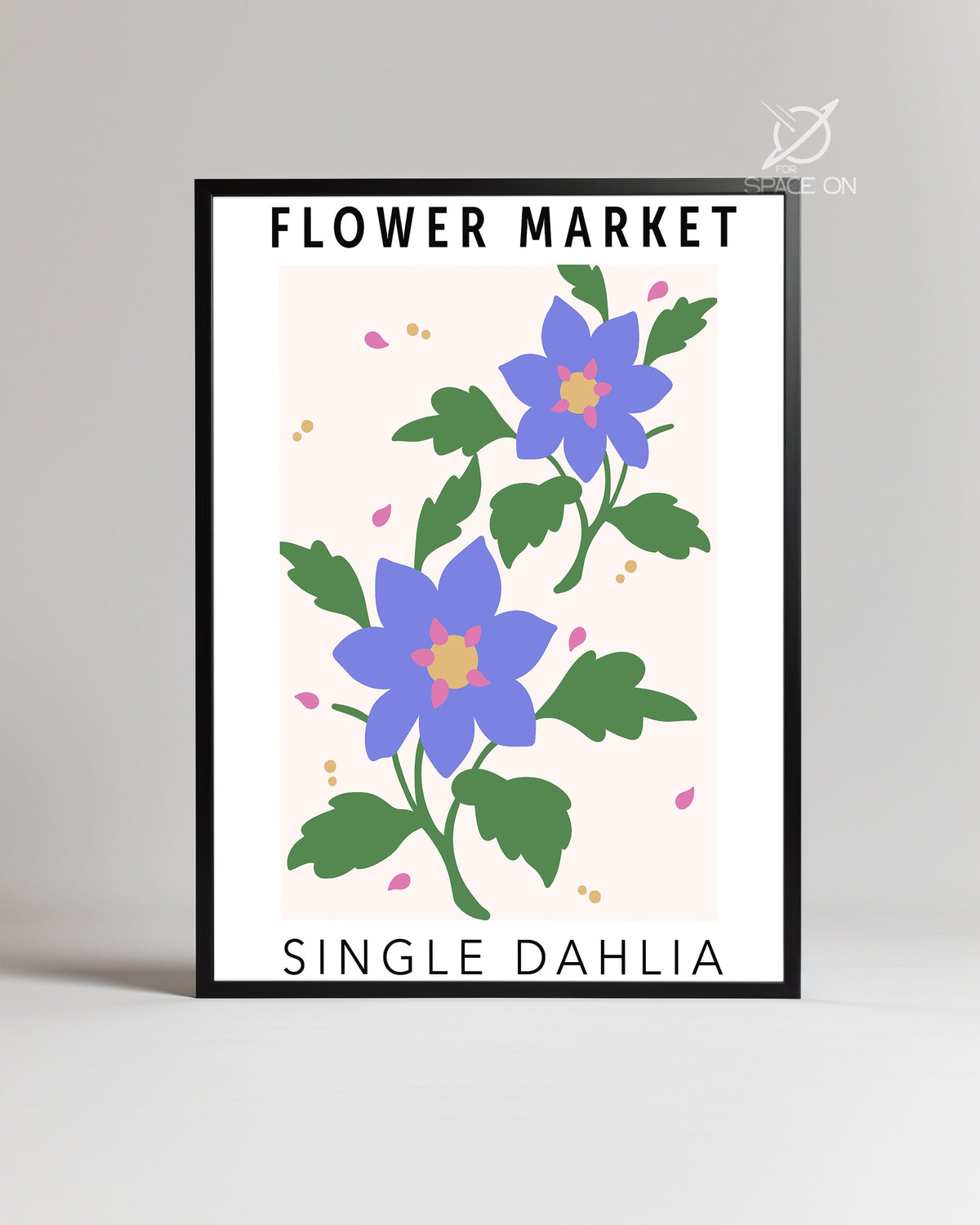 Dahlia Violet Poster Tablosu