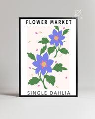 Dahlia Violet Poster Tablosu