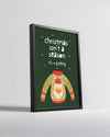Dancing Reindeer Joy Poster Tablosu