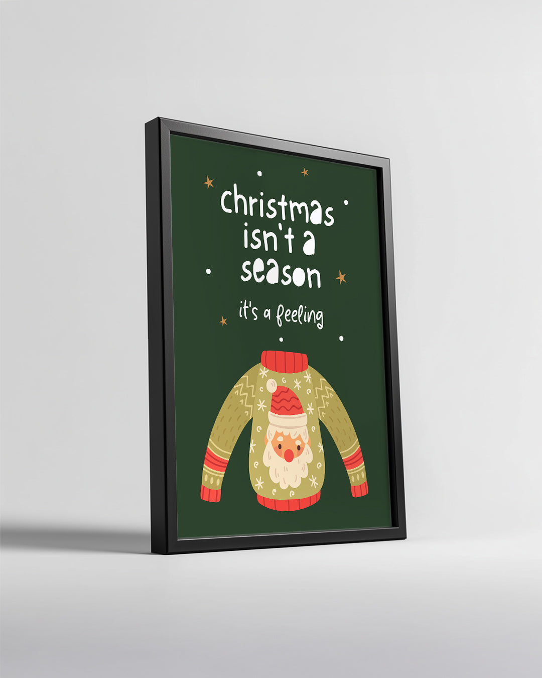 Dancing Reindeer Joy Poster Tablosu