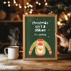 Dancing Reindeer Joy Poster Tablosu
