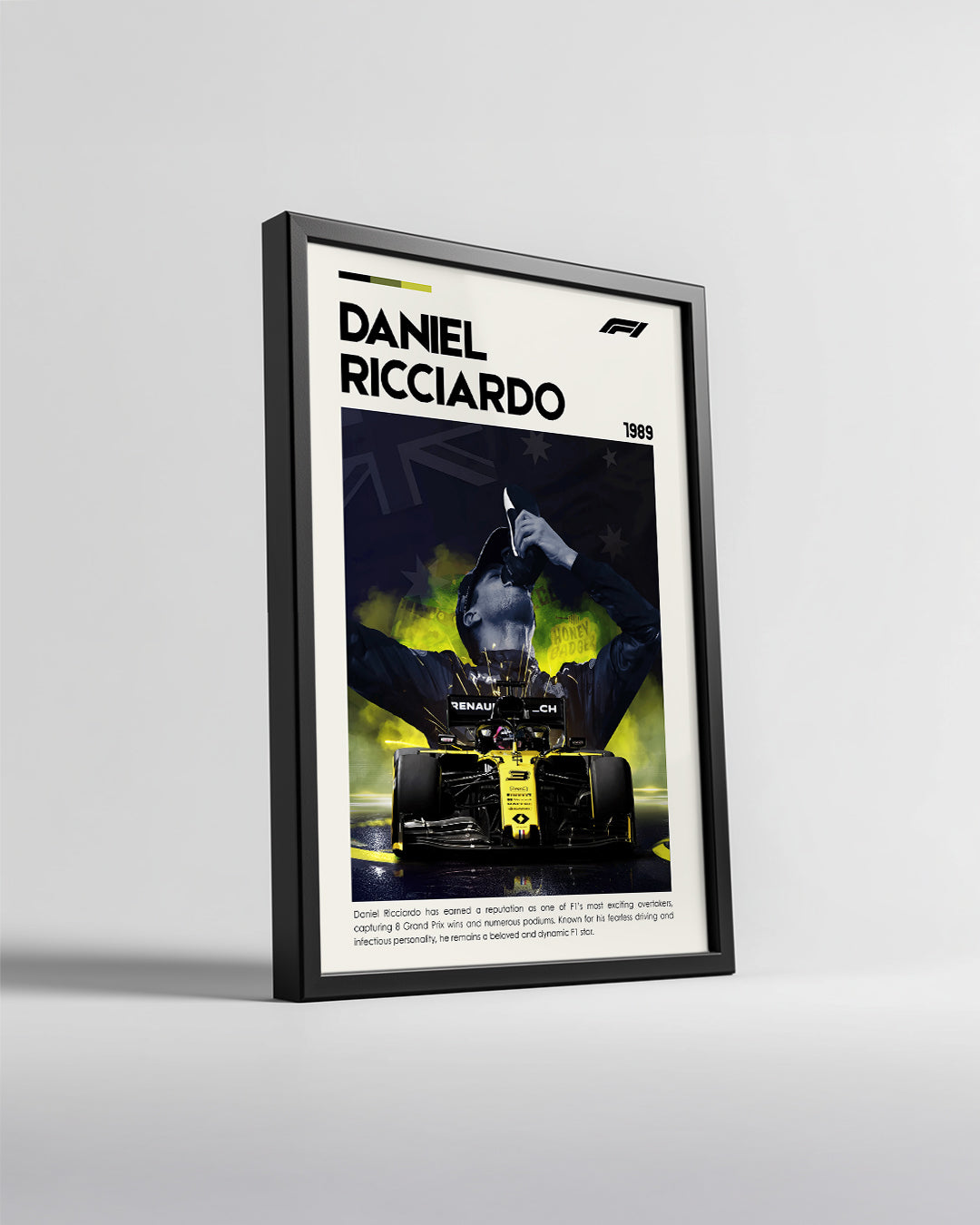 Daniel Ricciardo 1989 Poster Tablosu