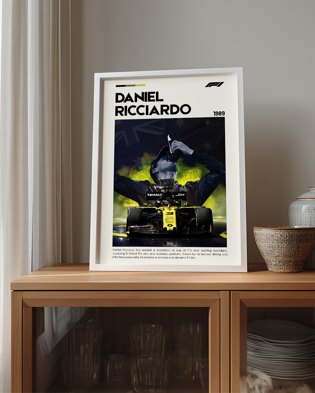 Daniel Ricciardo 1989 Poster Tablosu