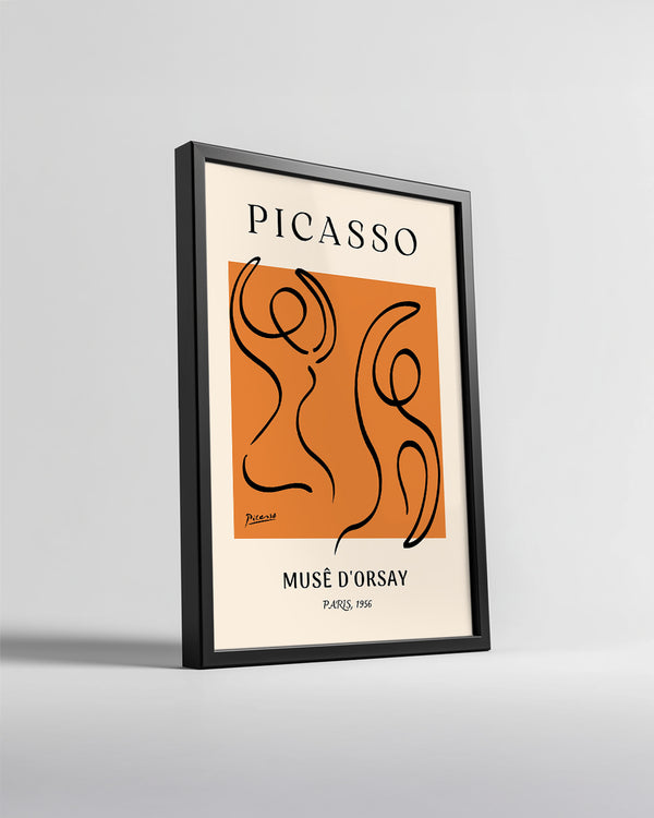 Dans - Pablo Picasso - 1956 Poster Tablosu