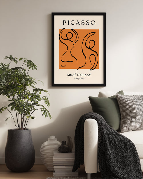 Dans - Pablo Picasso - 1956 Poster Tablosu