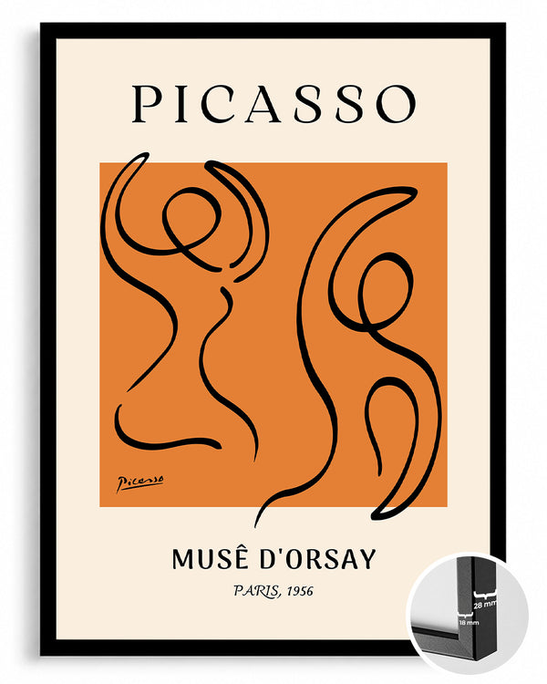 Dans - Pablo Picasso - 1956 Poster Tablosu