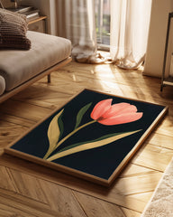 Dark Coral Poster Tablosu