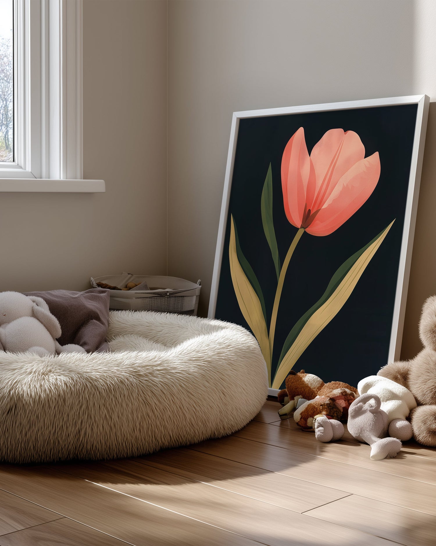Dark Coral Poster Tablosu