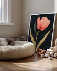 Dark Coral Poster Tablosu