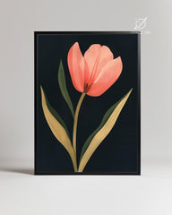 Dark Coral Poster Tablosu