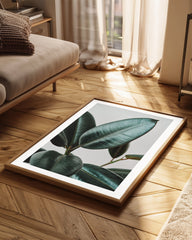 Dark Leaf Poster Tablosu