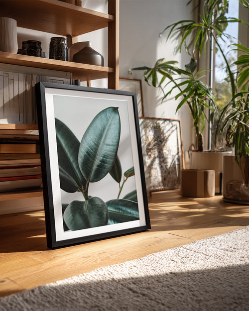 Dark Leaf Poster Tablosu