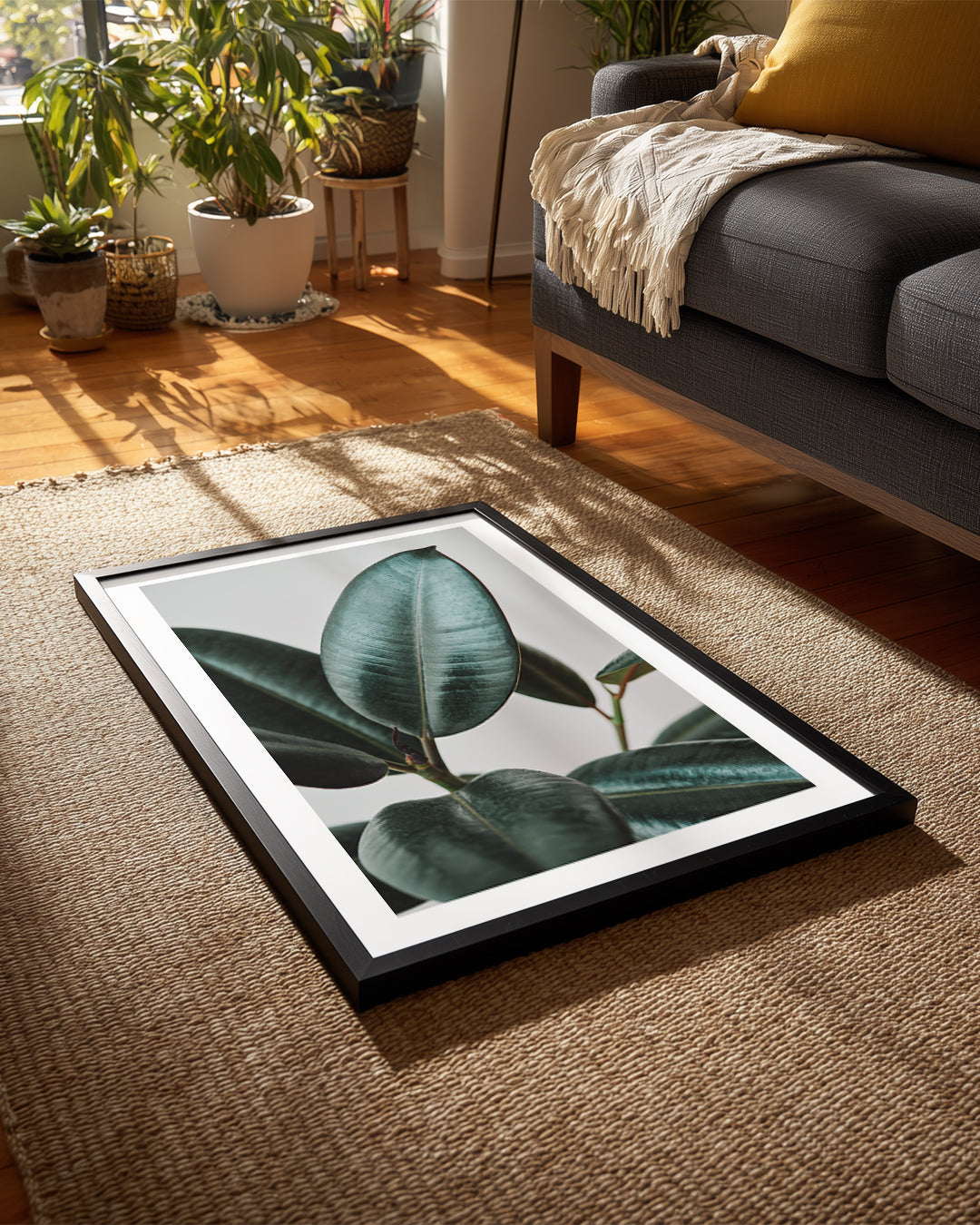 Dark Leaf Poster Tablosu
