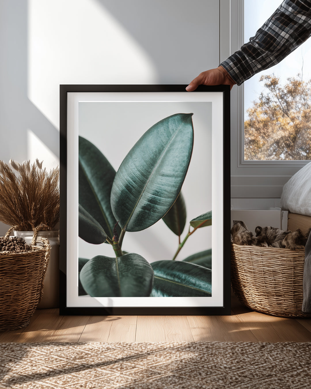 Dark Leaf Poster Tablosu