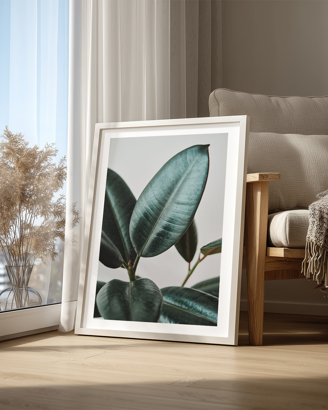 Dark Leaf Poster Tablosu