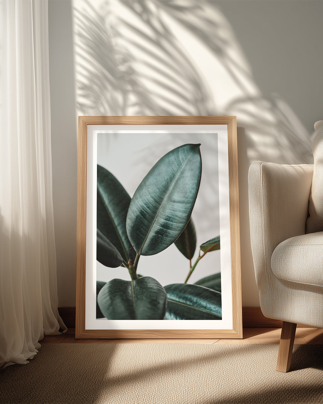 Dark Leaf Poster Tablosu