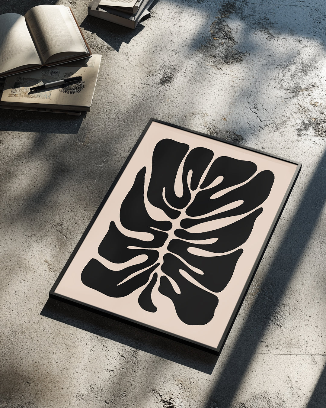 Dark Monstera Poster Tablosu