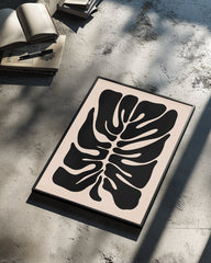 Dark Monstera Poster Tablosu