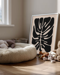 Dark Monstera Poster Tablosu