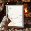 Dark Winter Forest Poster Tablosu