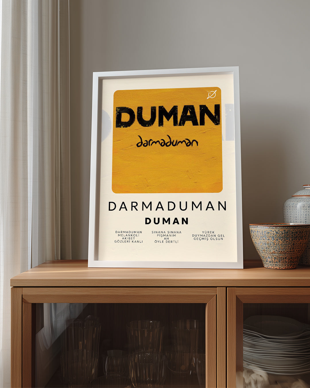 Darmaduman - Duman Poster Tablosu