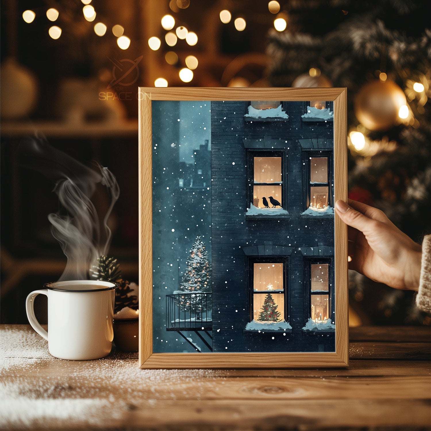 Deck The Halls Art Poster Tablosu
