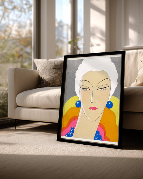 Deco Lady Poster Tablosu