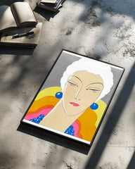 Deco Lady Poster Tablosu