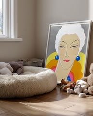 Deco Lady Poster Tablosu