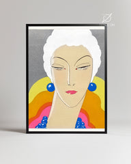 Deco Lady Poster Tablosu