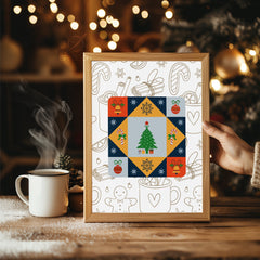 Decorated Holiday Tree Poster Tablosu