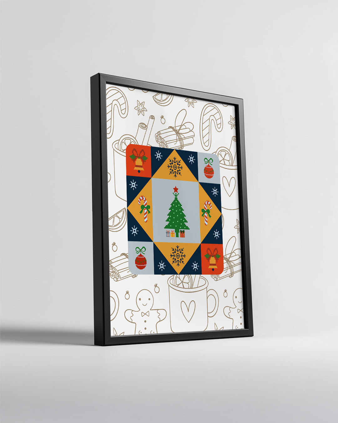 Decorated Holiday Tree Poster Tablosu