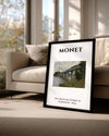 Demiryolu Köprüsü - Claude Monet - 1874 Poster Tablosu