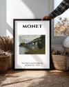 Demiryolu Köprüsü - Claude Monet - 1874 Poster Tablosu