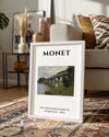 Demiryolu Köprüsü - Claude Monet - 1874 Poster Tablosu