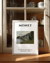 Demiryolu Köprüsü - Claude Monet - 1874 Poster Tablosu