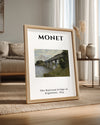Demiryolu Köprüsü - Claude Monet - 1874 Poster Tablosu