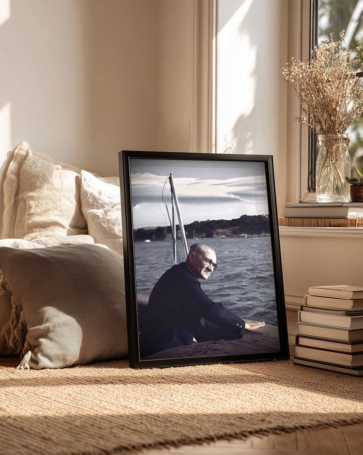 Denizlerde Bir Lider: Atatürk’ün Mavi Vatan Gururu Poster Tablosu