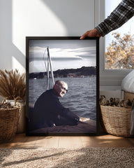 Denizlerde Bir Lider: Atatürk’ün Mavi Vatan Gururu Poster Tablosu