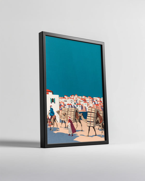 Desert Camel Poster Tablosu