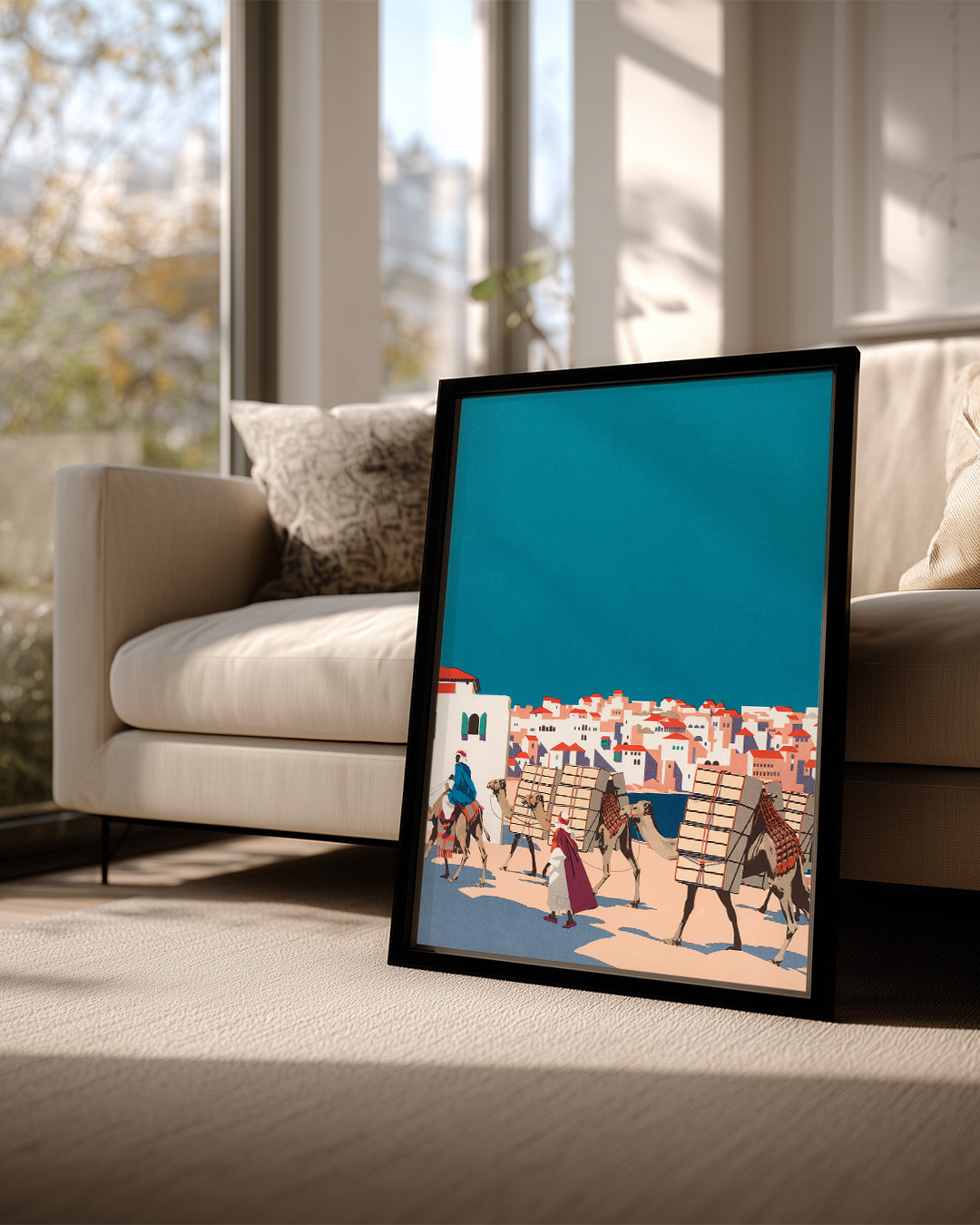 Desert Camel Poster Tablosu