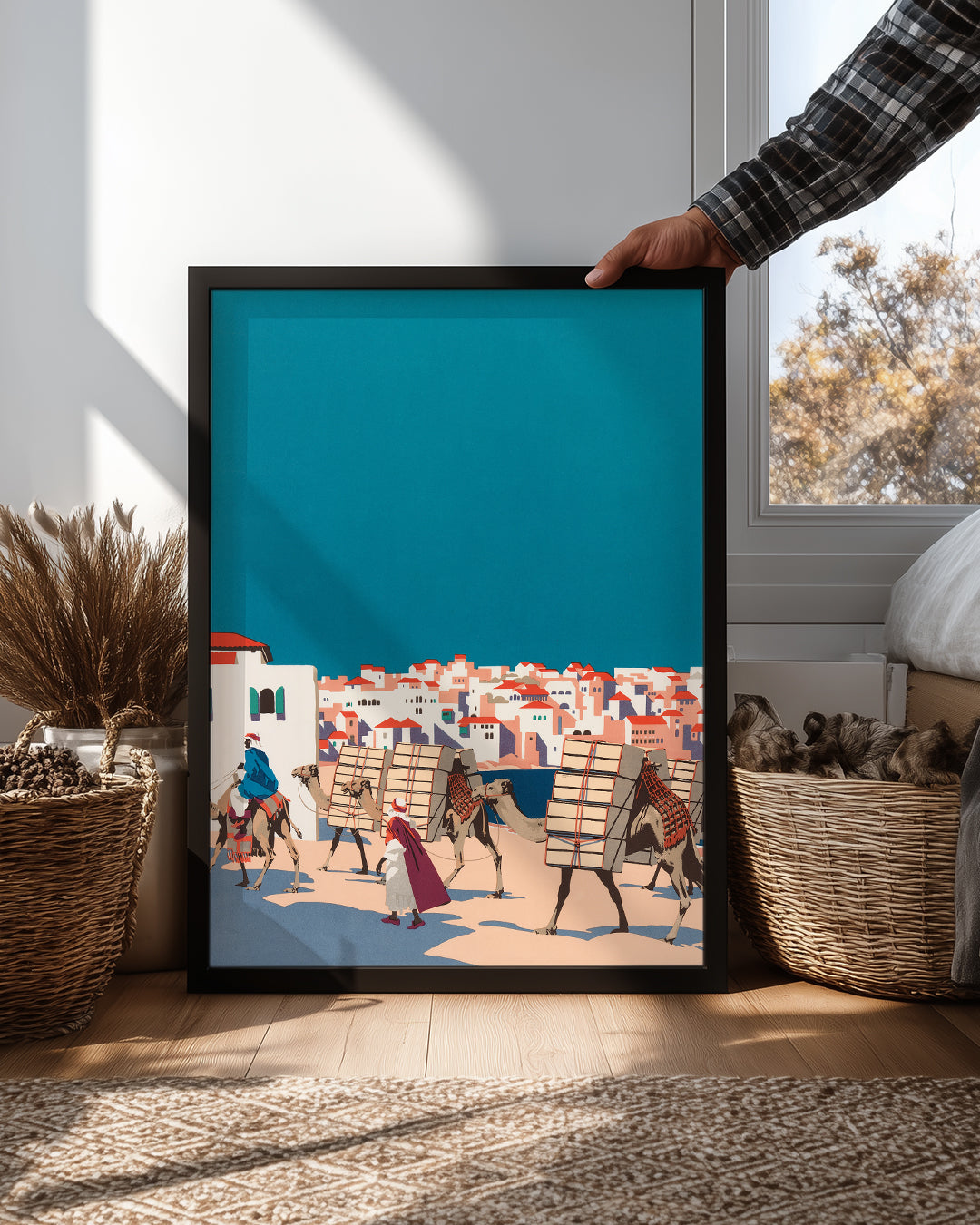Desert Camel Poster Tablosu