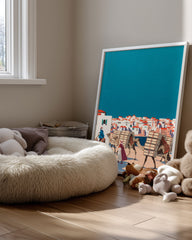 Desert Camel Poster Tablosu