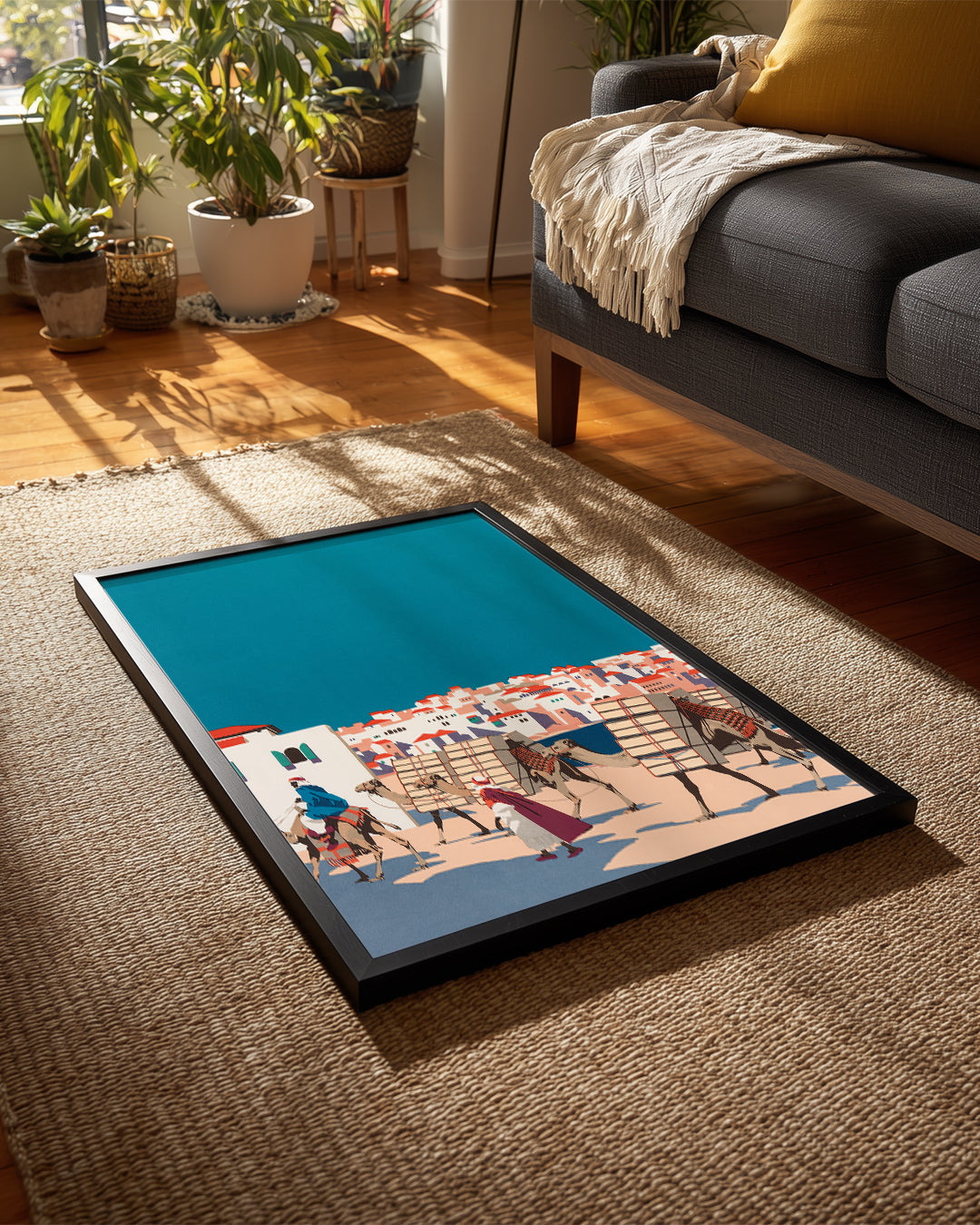 Desert Camel Poster Tablosu