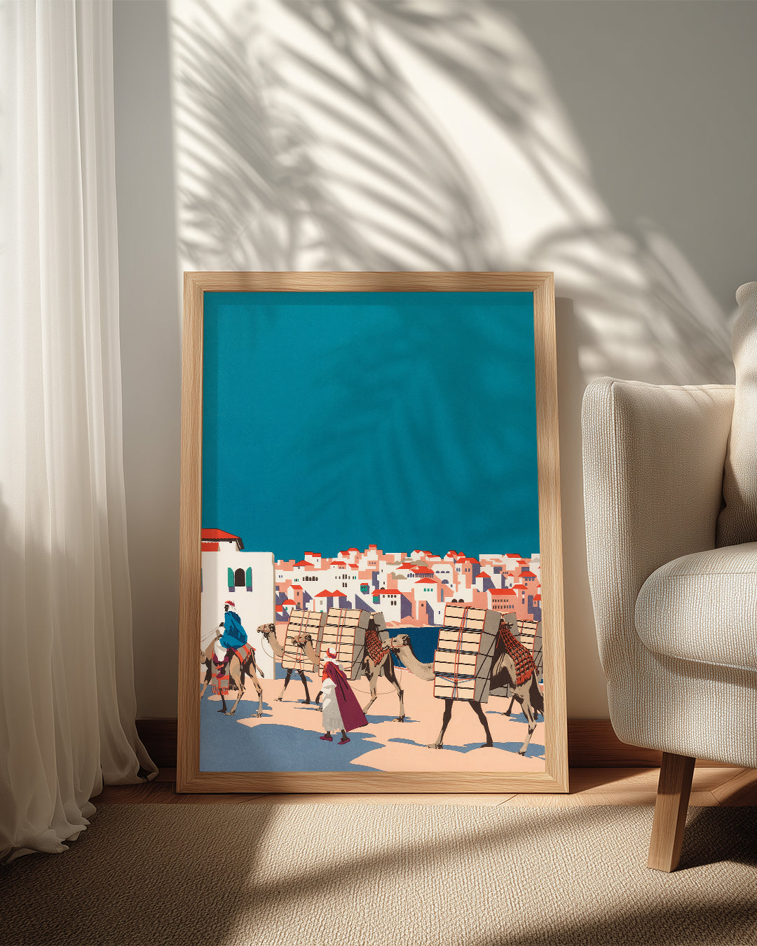 Desert Camel Poster Tablosu