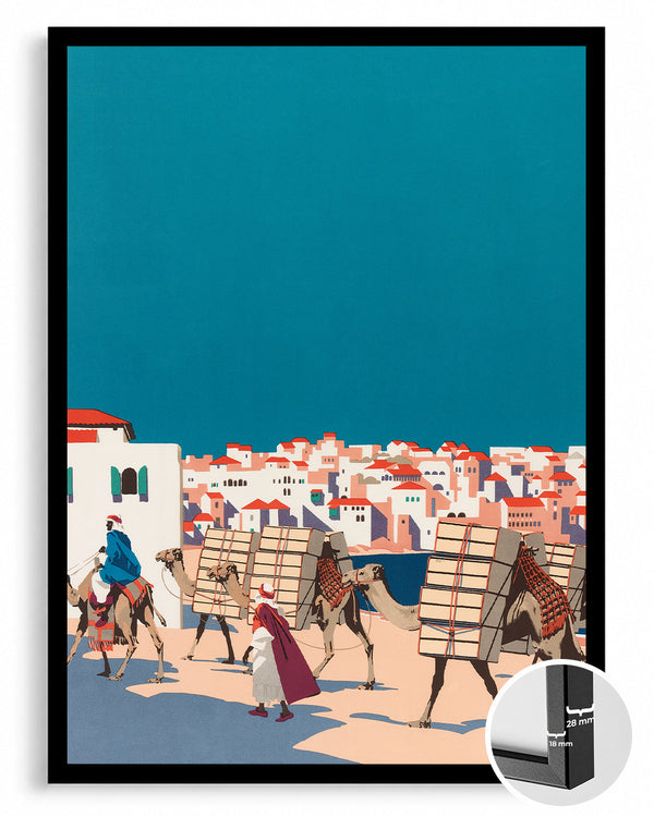 Desert Camel Poster Tablosu